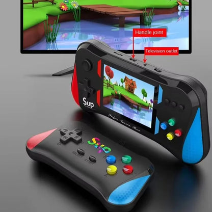 X7M HD Mini Retro SUP Handheld Game Console Portable with 3.5 inch Screen and 500+ Built-in Games